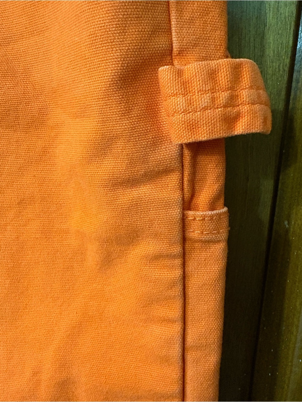Valabasas Orange Carpenter Tapered ButtonFly Cargo Pants 38 - Picture 3 of 12